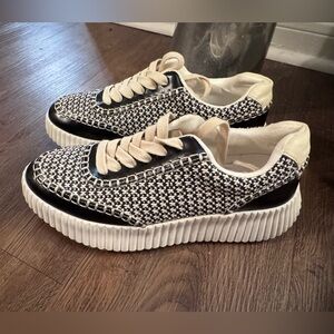 Stylish Black and White Sneakers